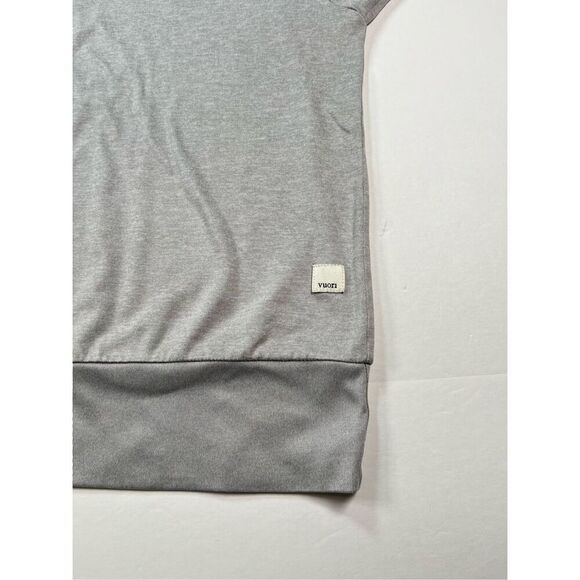 Vuori Long Sleeve Halo Crew Dream Knit Pale Grey Heather Size Large Long Sleeve - Picture 9 of 10